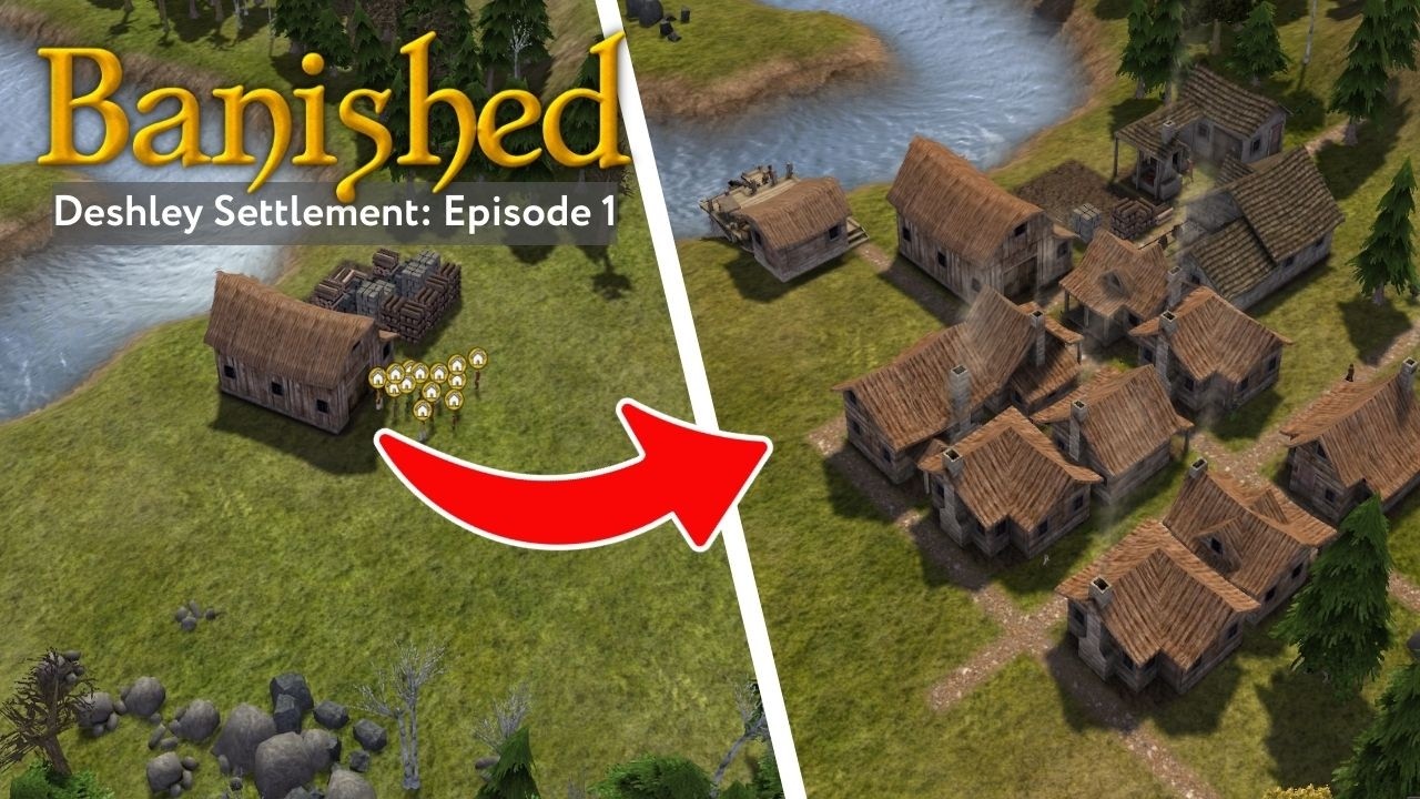 Can I Build a Self-Sustaining Banished Empire as a Brand New Player?! | Deshley Settlement: E1