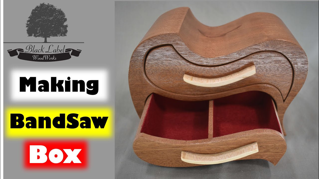 Woodworking making a bandsaw box with 2 drawers. June #ytccc2021