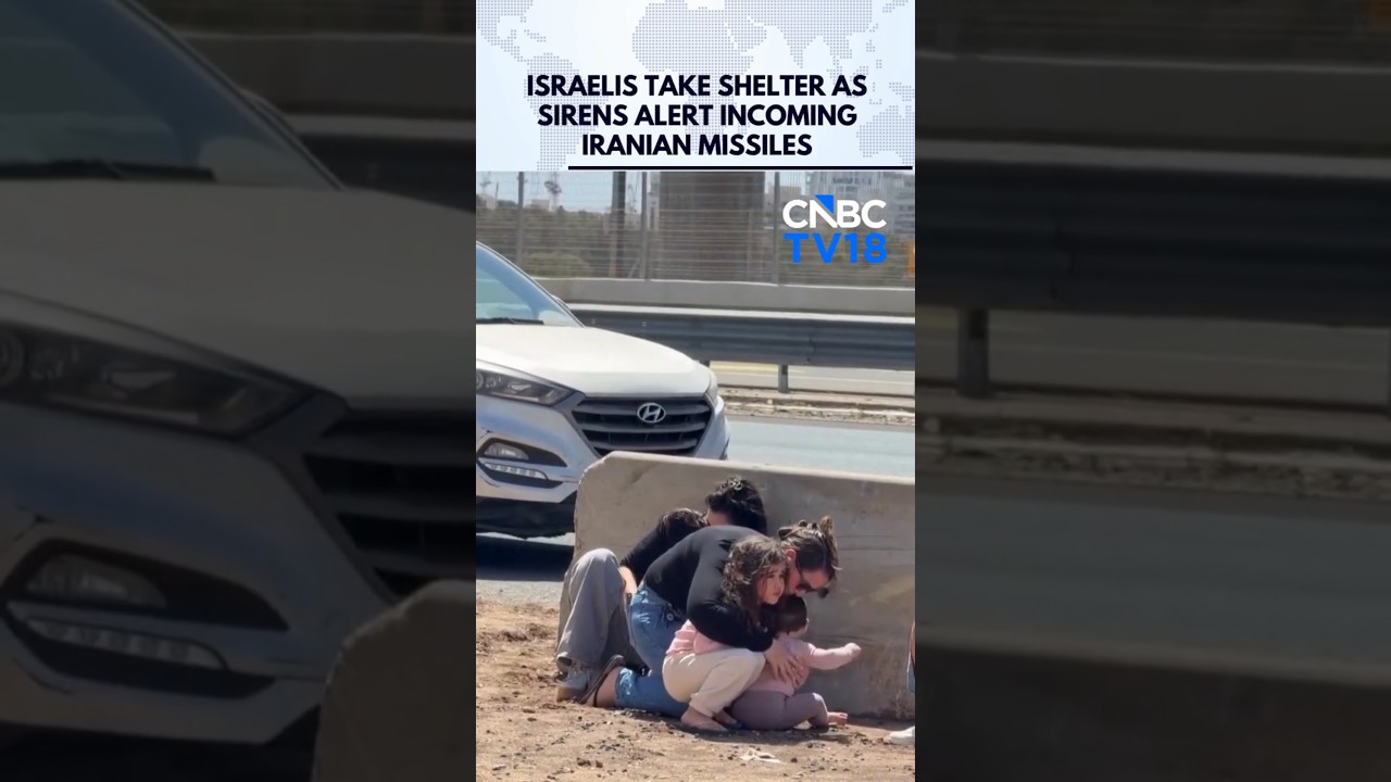 WATCH: Israelis Rush To Shelter During Siren Warning of Incoming Iranian Missile Attack | N18G