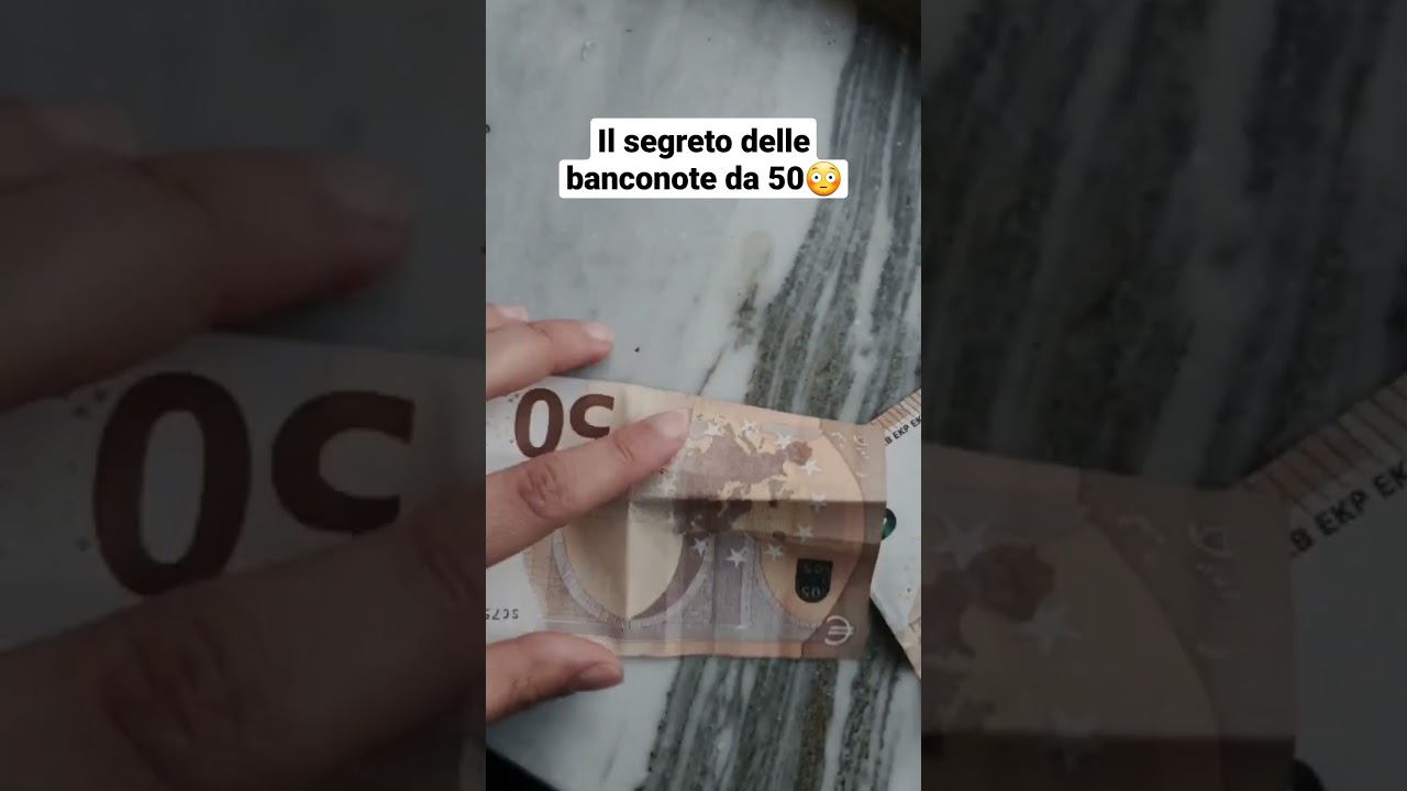Il SEGRETO delle BANCONOTE da 50😳 #creepy