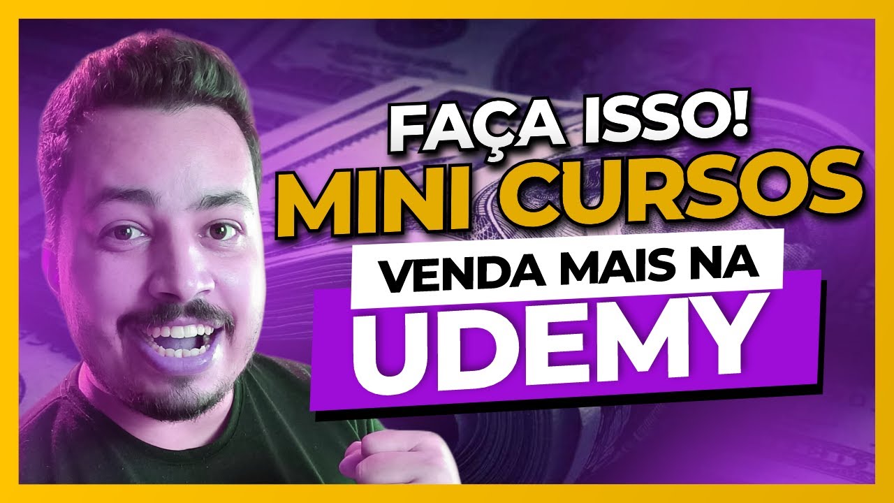 Dicas para criar MINI CURSOS na Udemy e VENDER MUITO MAIS