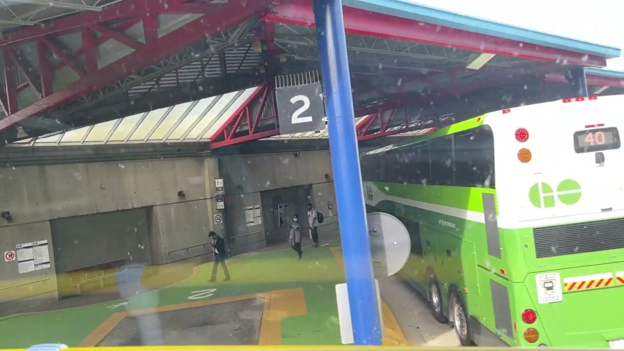 Double Decker Go Bus From Hamilton Go Station To Aldershot Go Station