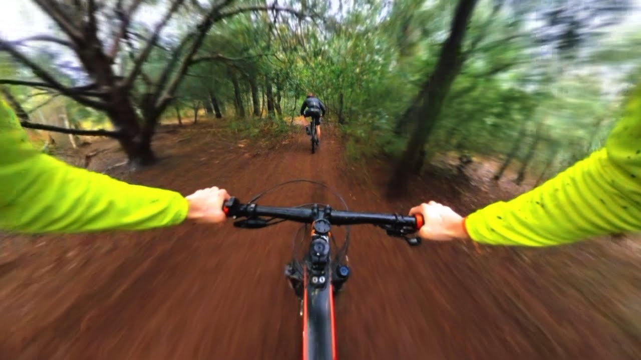 MTB Chest Cam POV | Muddy Forest Singletrack
