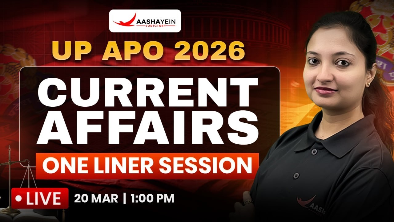 UP APO 2026 Current Affairs | Current Affairs One Liner For UP APO | Last Revision Before Exam 🔥
