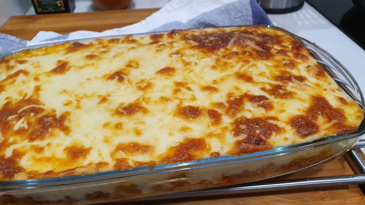 Lasaña de carne con extra de queso SÚPER CREMOSA