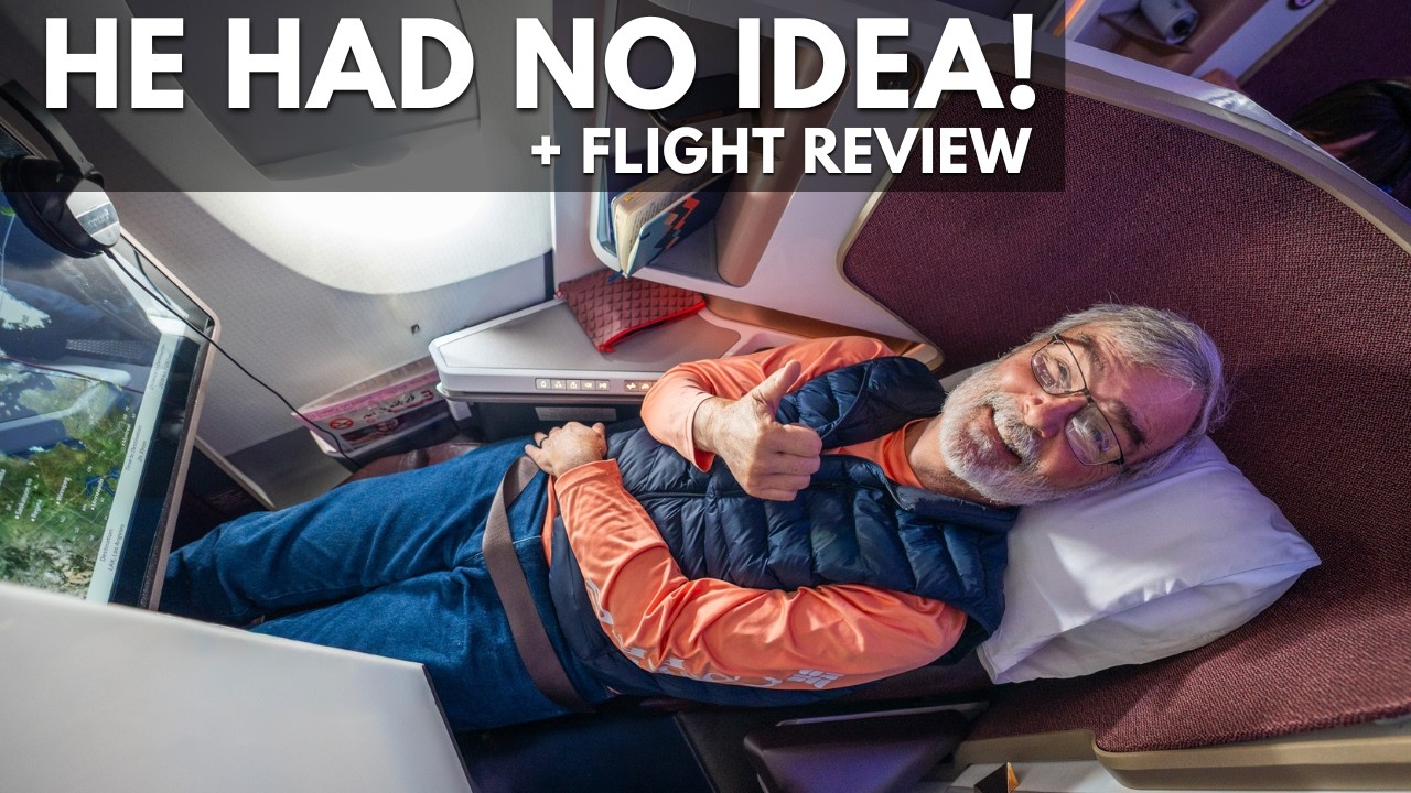 I Surprised My Dad With a First Class Flight | Virgin Atlantic London to LAX