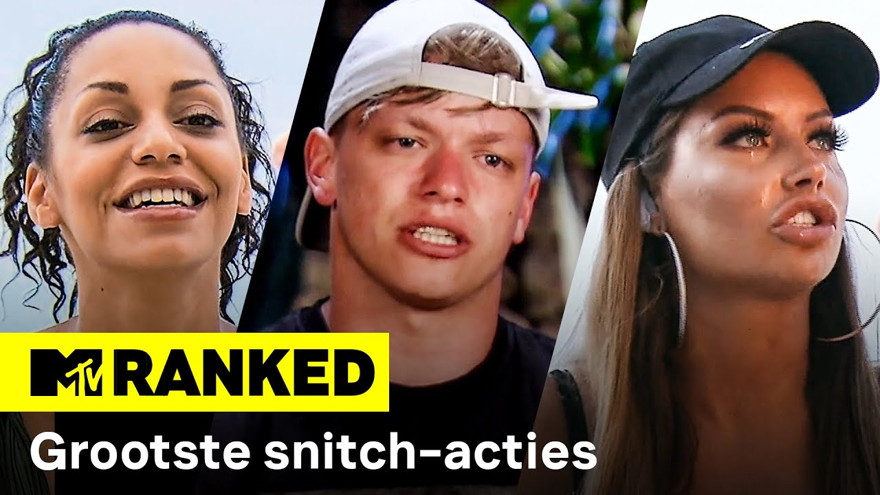 De 5 GROOTSTE SNITCH-ACTIES uit Ex on the Beach: Double Dutch S1 t/m 7 | MTV Ranked: EOTBDD