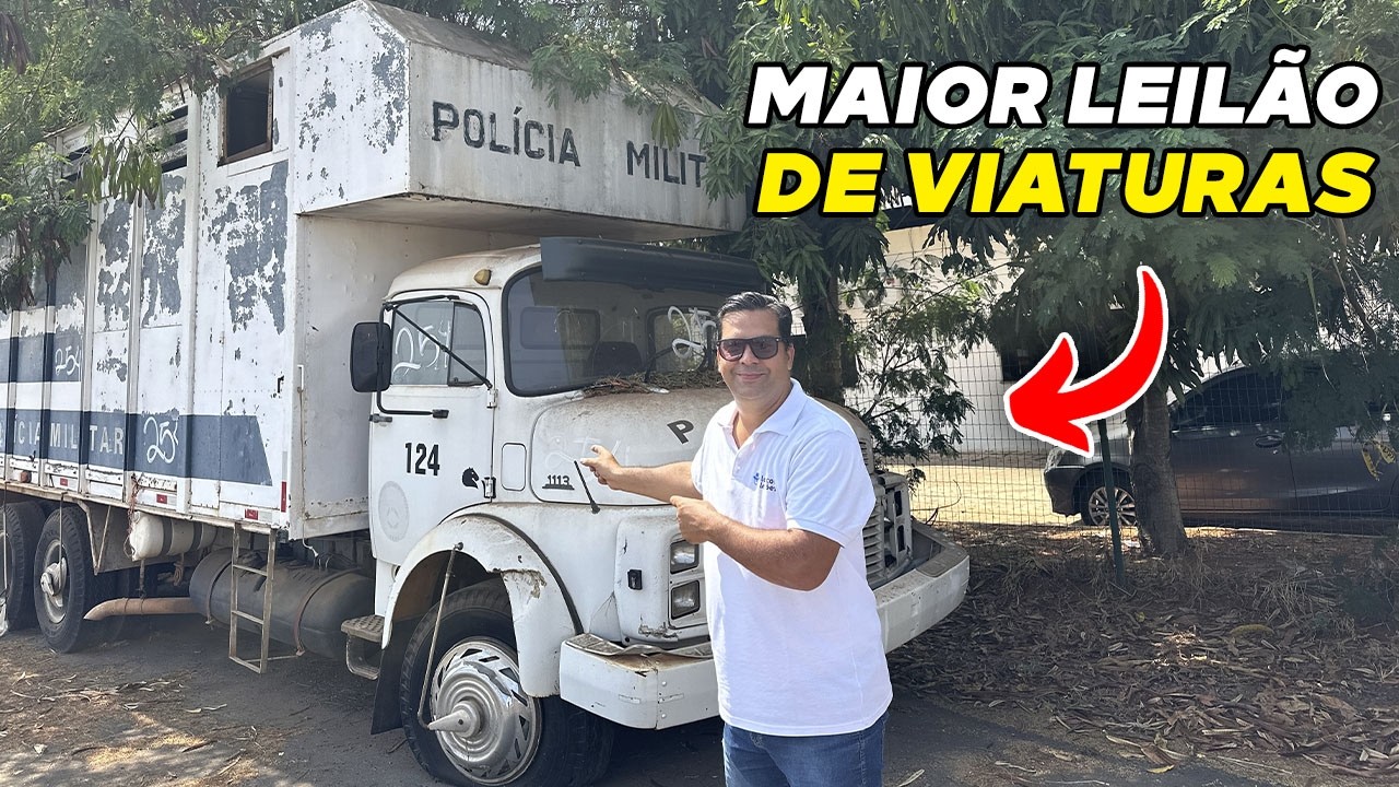 MEGA LEILÃO DA POLÍCIA MILITAR PARA COMPRAR BARATO *539 lotes*