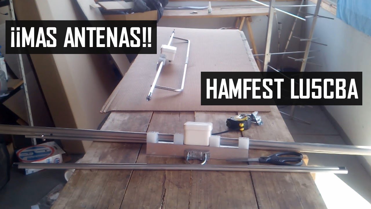 Dipolos Rigidos y MTC SAT-10 - Mas Antenas para el HAMFEST