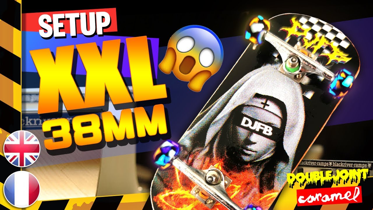 FINGERBOARD EXTRA LARGE 38mm / feat. Caramel & Double Joint [ENG/FR] UNBOXING