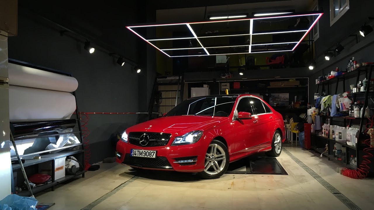 Mercedes C180 AMG Plus W204 - Kırmızının 50 tonu