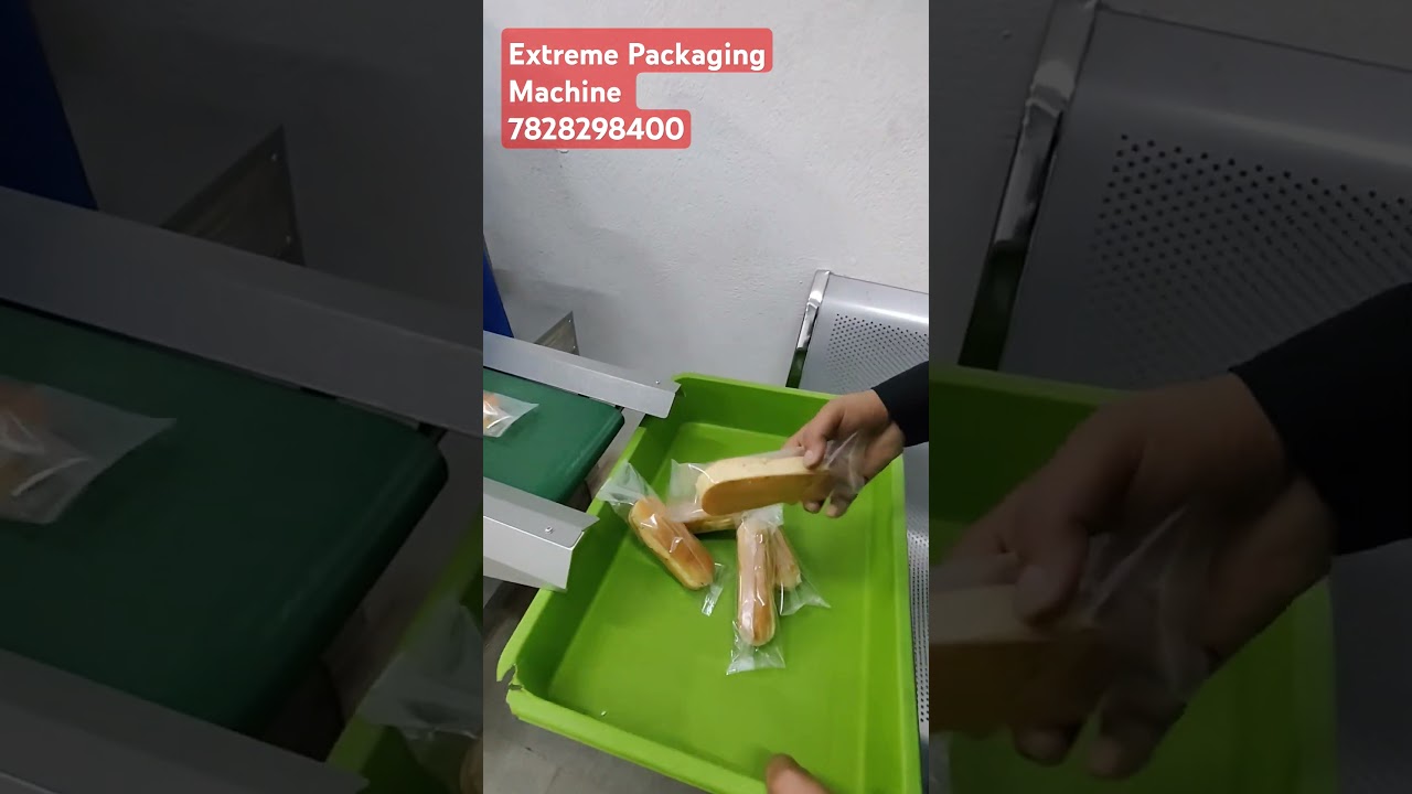 Bakery Items Packaging Machine #horizontalflowwrap #shorts