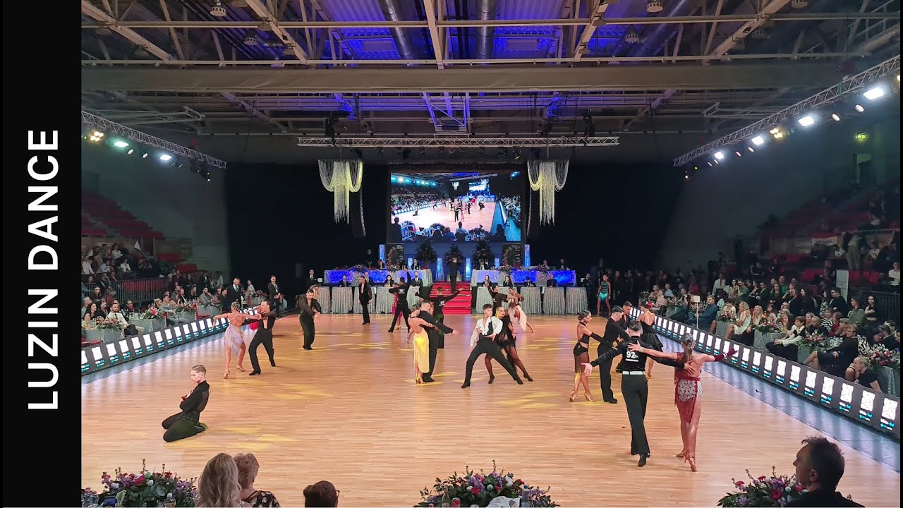 Oleksii Luzin & Yeva Shabatko:TáncSport Magyar Bajnokságok 2024, WDSF Open, Youth Latin 1/2 fin