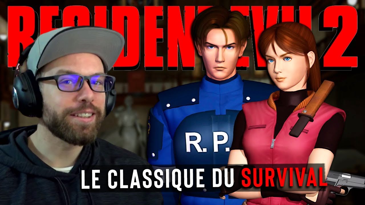 Je redécouvre mon 1er jeu d'Horreur 25 ans après | RESIDENT EVIL 2 (PS1) FULL GAME | FR