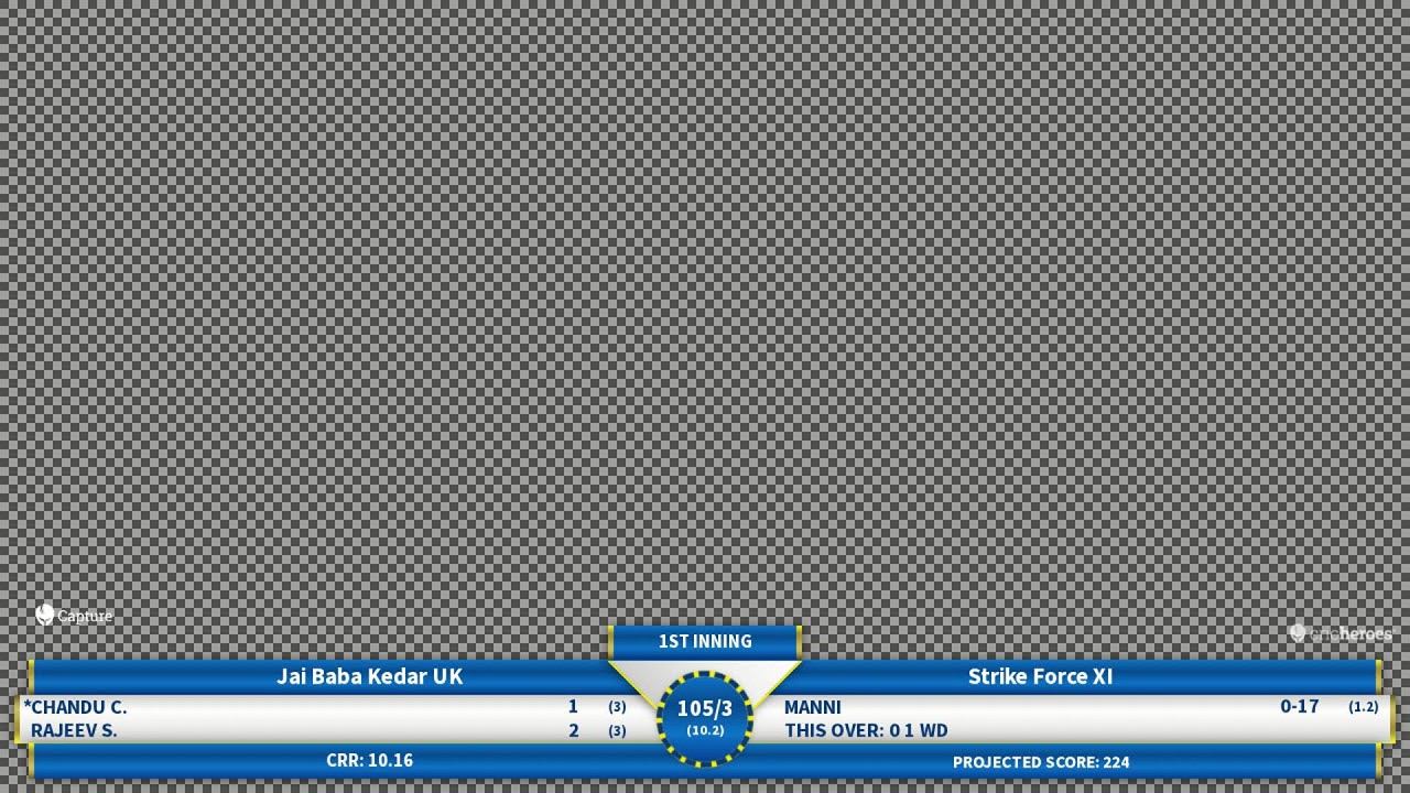 Jai Baba Kedar UK vs Strike Force XI Live Cricket Match | 16-Nov-25 12:00 PM 25 Live - 2nd AB Rising