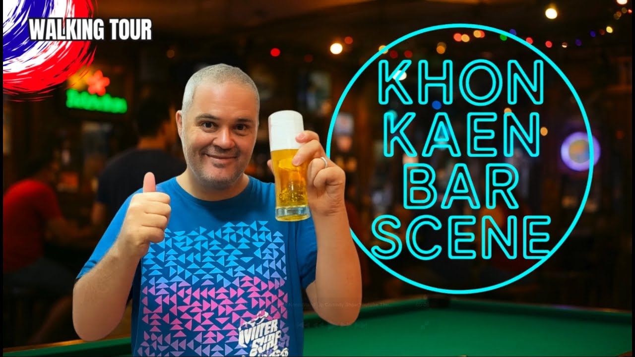 Exploring The Expat Bars of Khon Kaen, Thailand 2025 🇹🇭 A Walking Tour Through the Nightlife 🍺