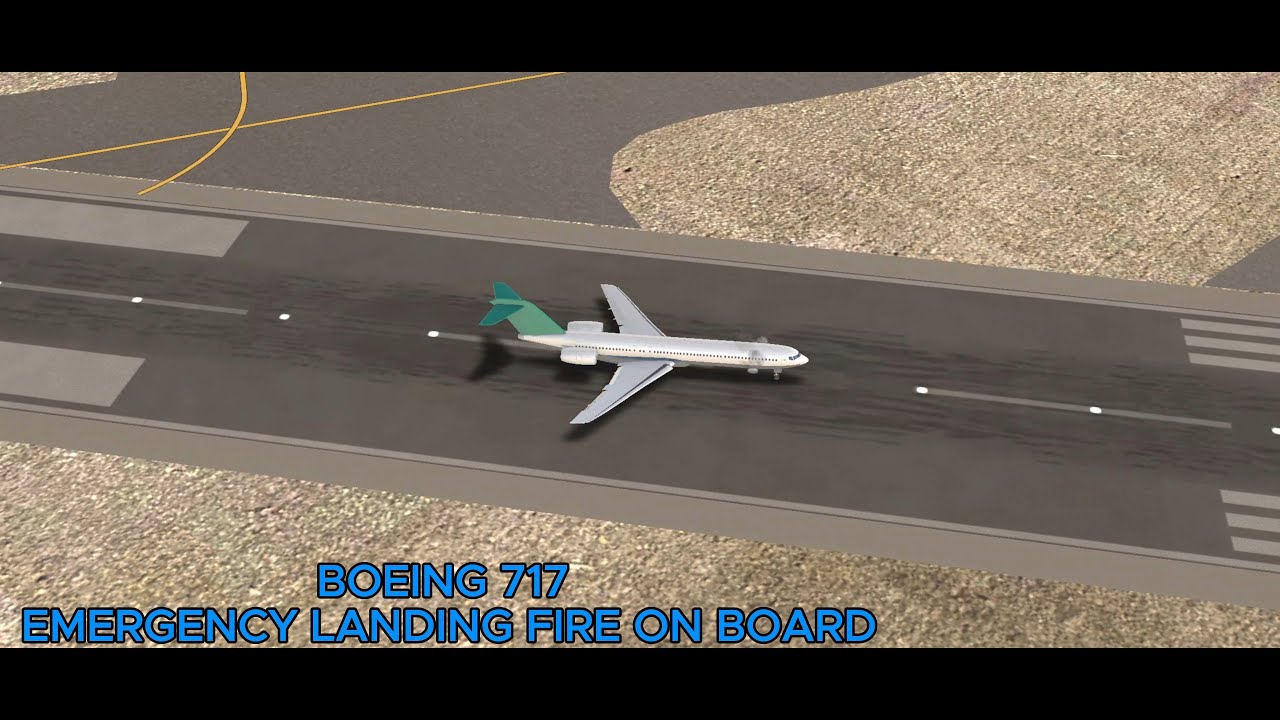 BOEING 717 ||  ⚠️ EMERGENCY ON BOARD