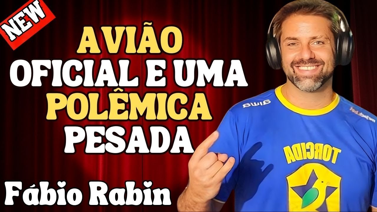 AVIÃO OFICIAL, POLÊMICA PESADA E O BRASIL SEM EXPLICAÇÃO – FÁBIO RABIN COMÉDIA STAND UP