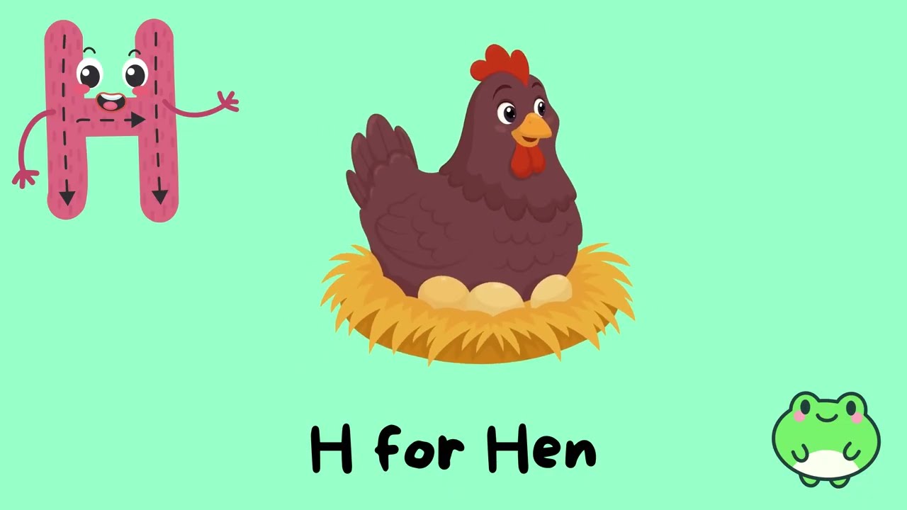 Learn Letter H with Freggo 🐸 | ABC for Toddlers #kidslearning