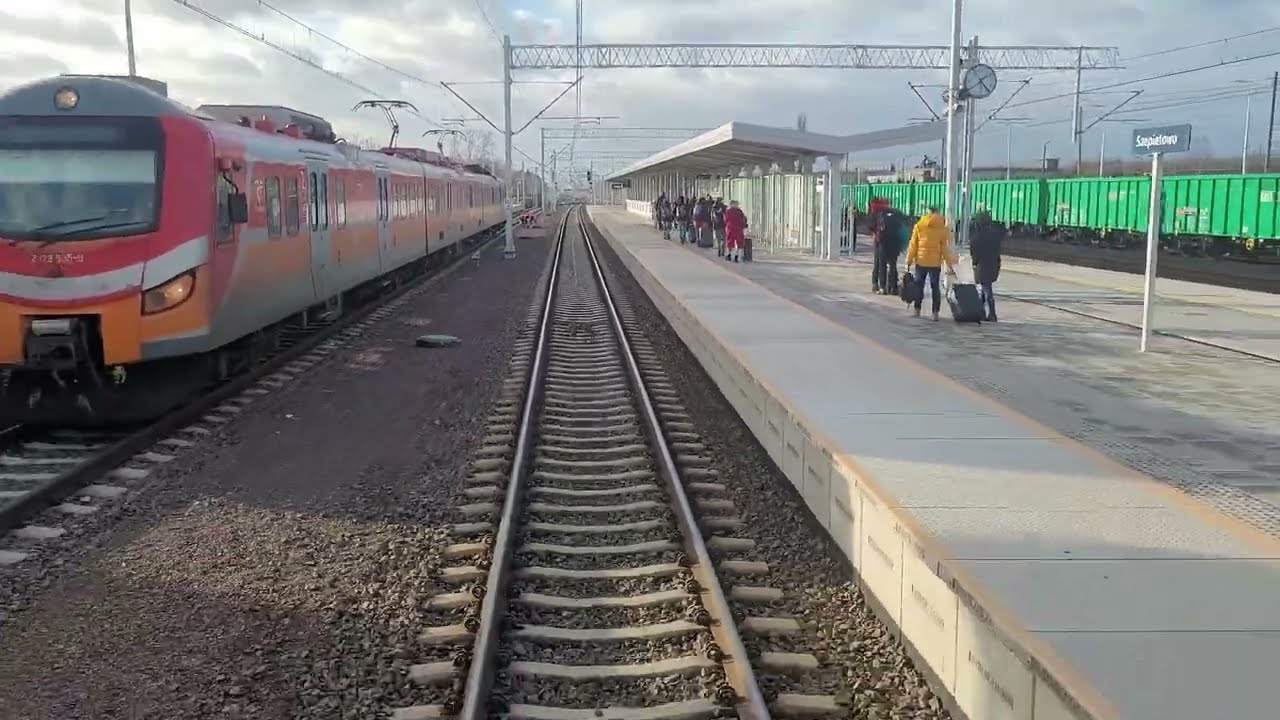 2023-12-22, postęp w modernizacji LK6, Czyżew - Białystok