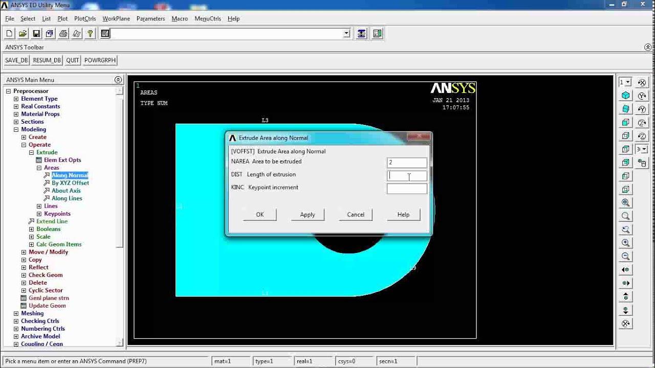 ANSYS - Lesson 12: Practicing Techniques to Make Models
