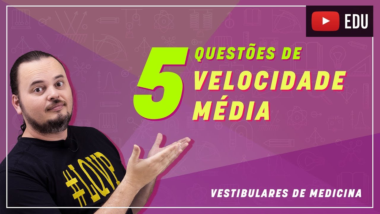Velocidade Escalar Média | Cinemática | Questões Resolvidas | MED 002
