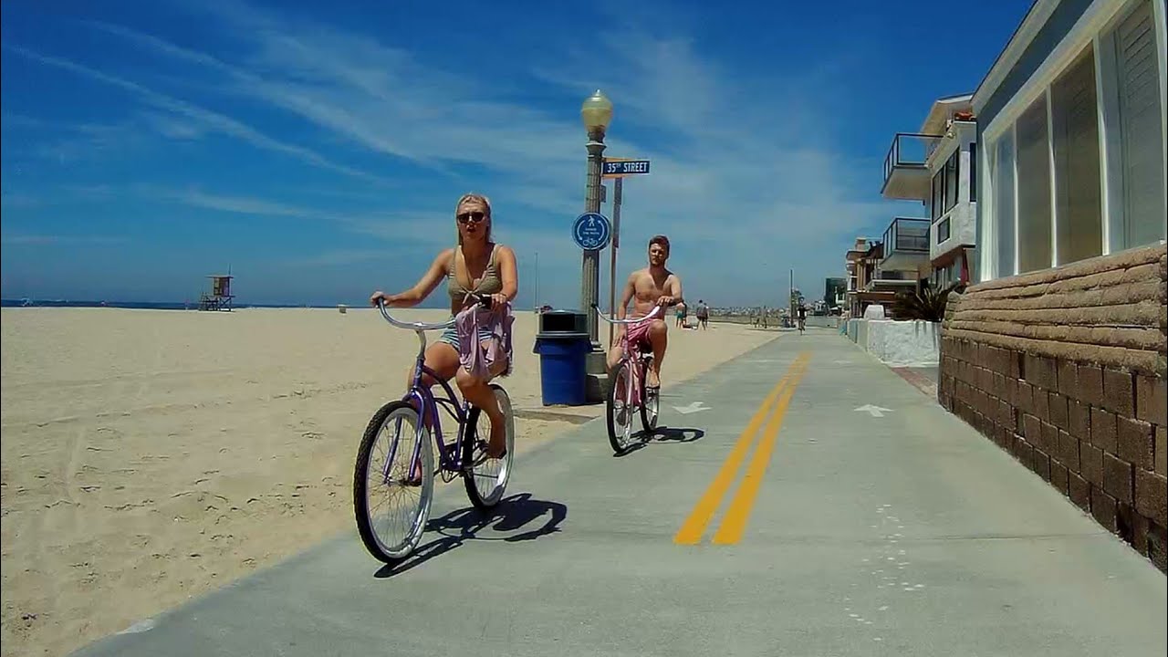 Newport Beach has the Best Biking Path, Orange County, California