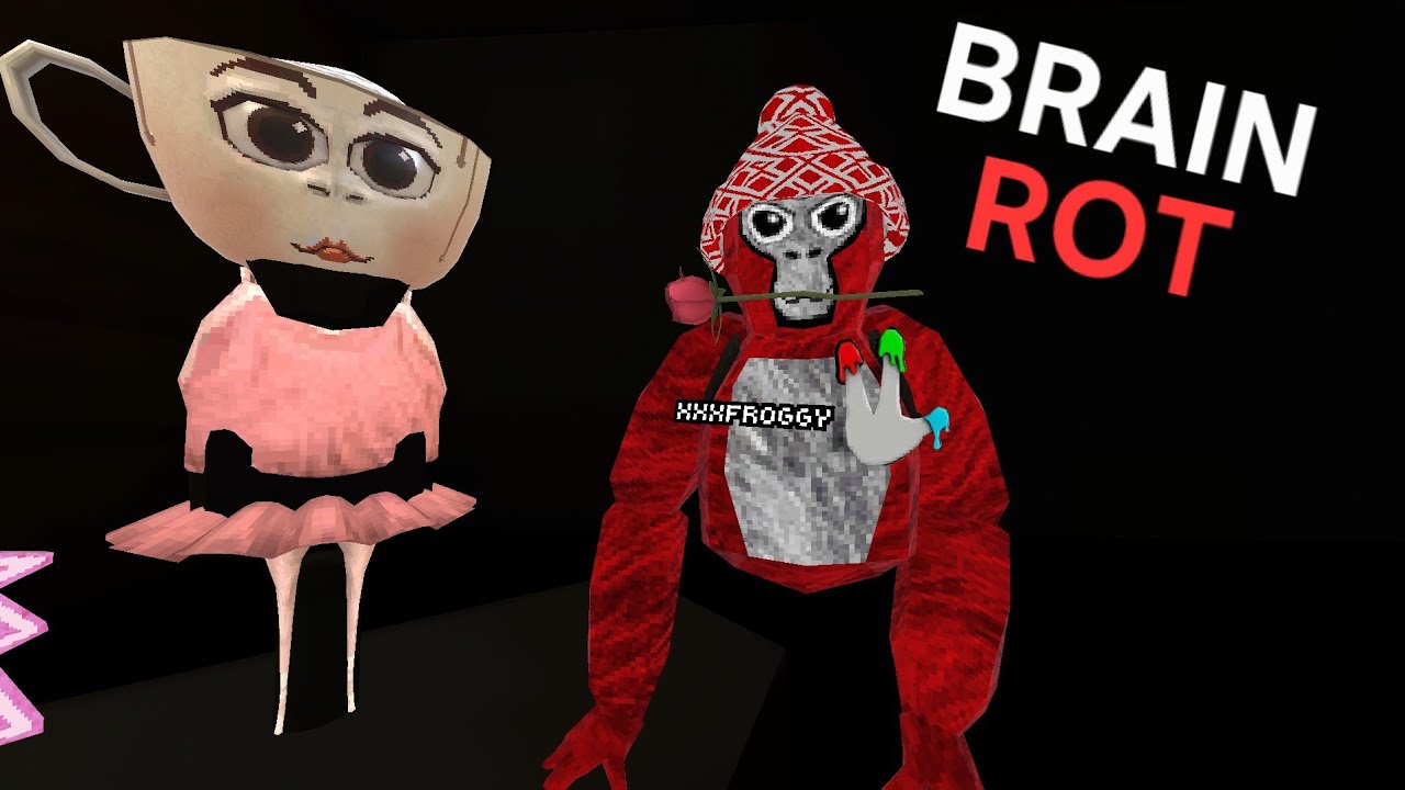 Gorilla tags new update has steal a brainrot