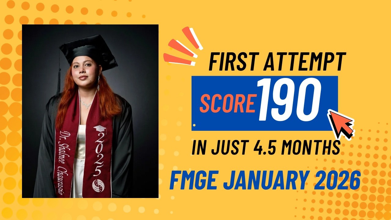 How I Cleared FMGE in First Attempt | 4.5 months Strategy