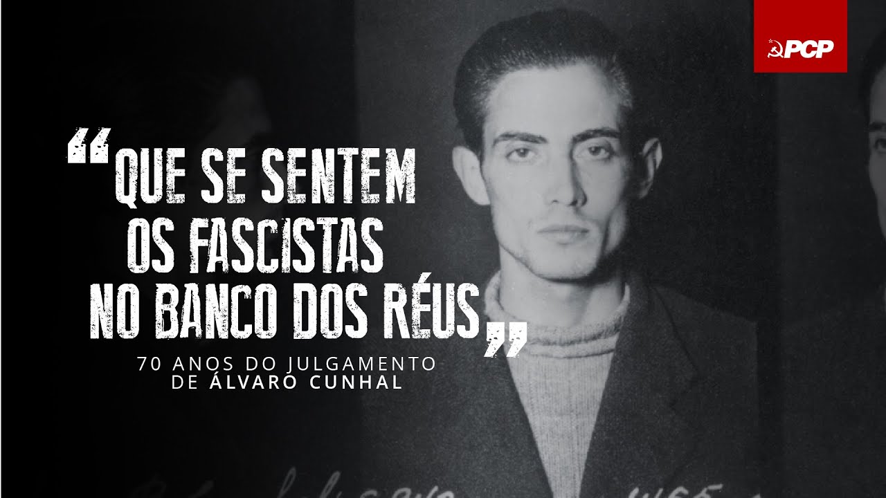 Luísa Pinto lê excerto da intervenção de Álvaro Cunhal realizada perante o tribunal fascista