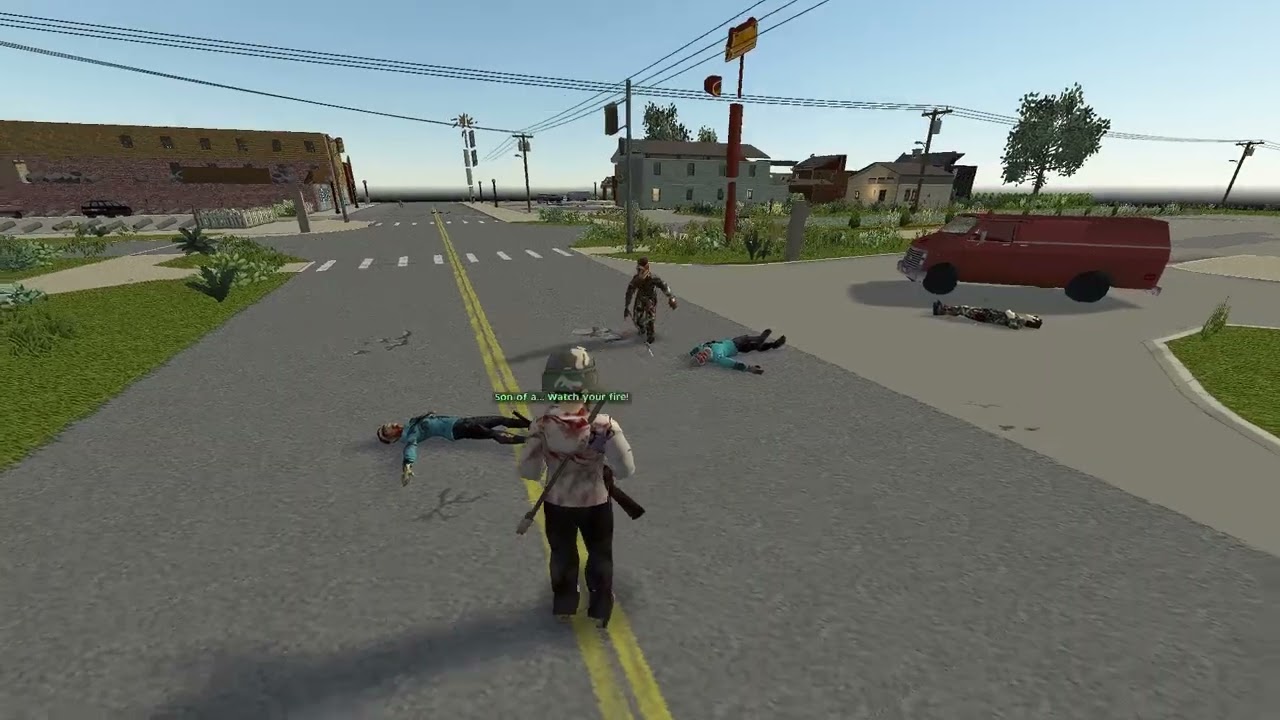 defending burger shot (PZ3D x Project ALIFE)