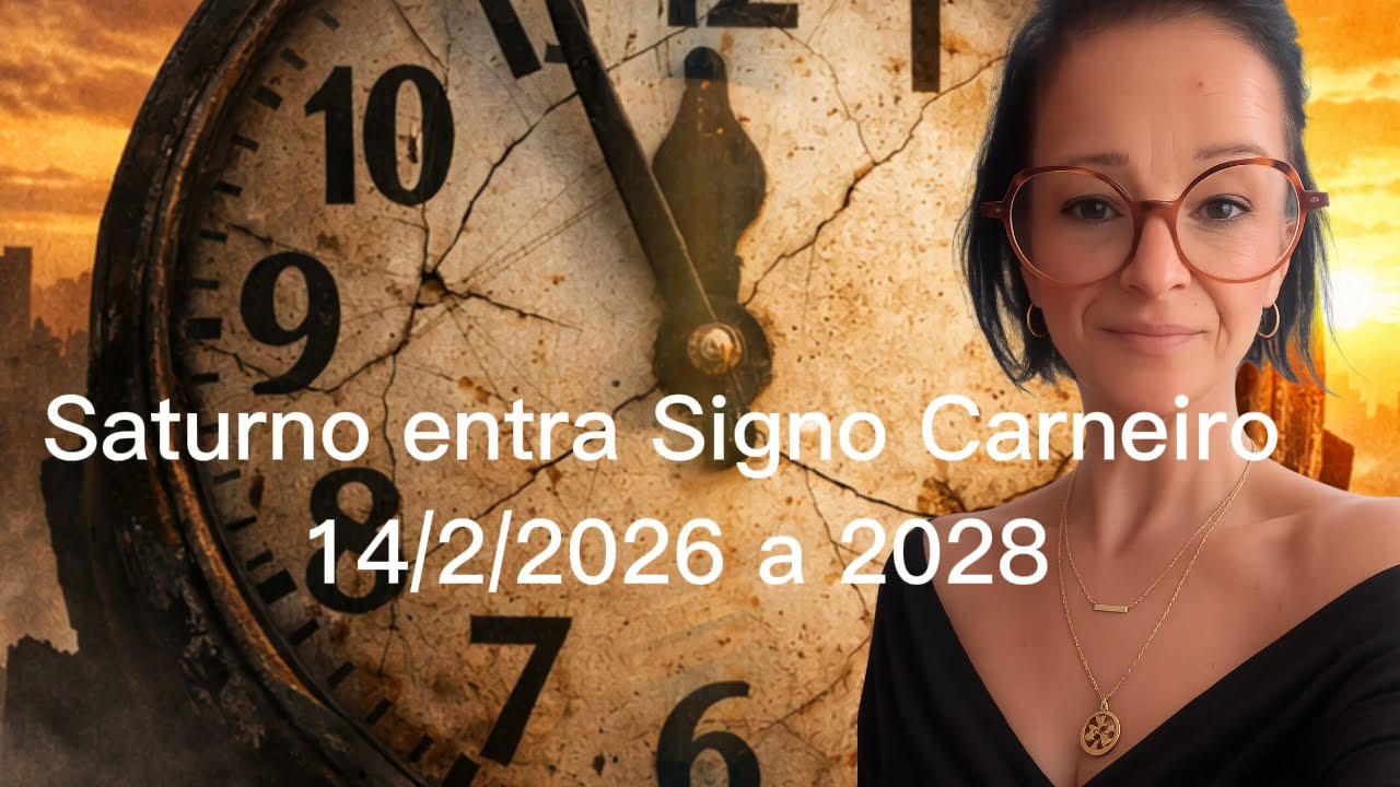Saturno Carneiro 14/2/26 | Conselhos para cada Ascendente  