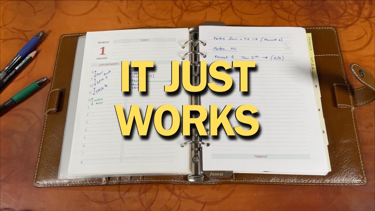 Keeping it Real: How I Stay Organized with My A5 Filofax Malden