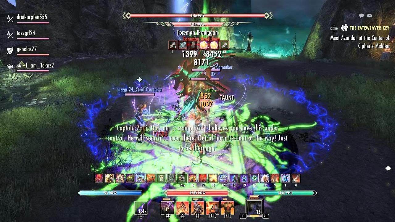 Eso - Shipwright regret  Trifecta- dk tank pov