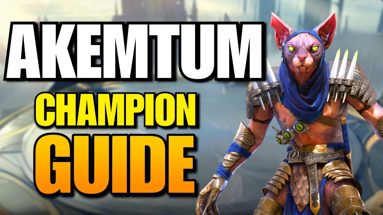 Akemtum Guide: Best Build, Gear & Masteries for AOE Wave Clear DOMINATION | RAID: Shadow Legends