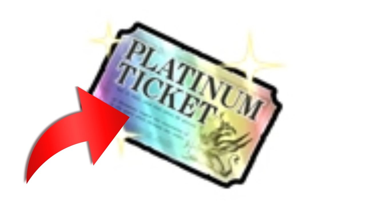 I got and platinum ticket