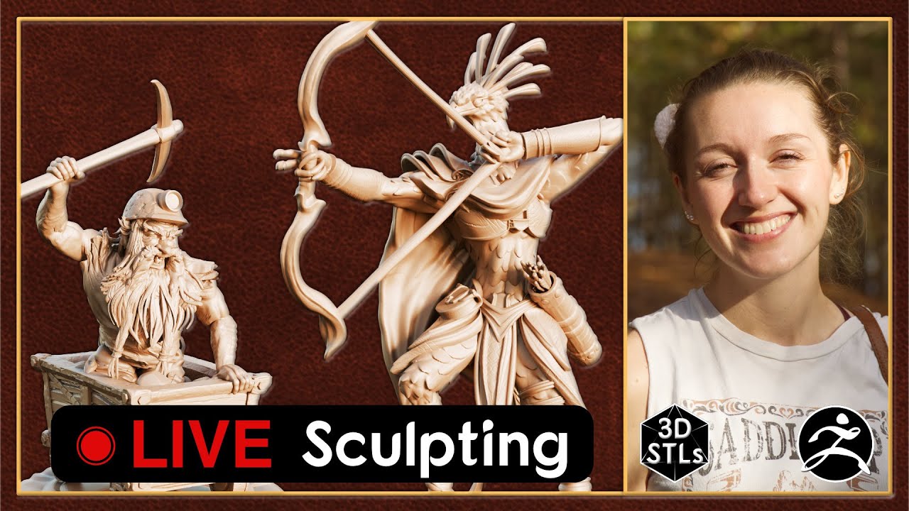 New Year Peasant Party! Live 3D Sculpting in ZBrush