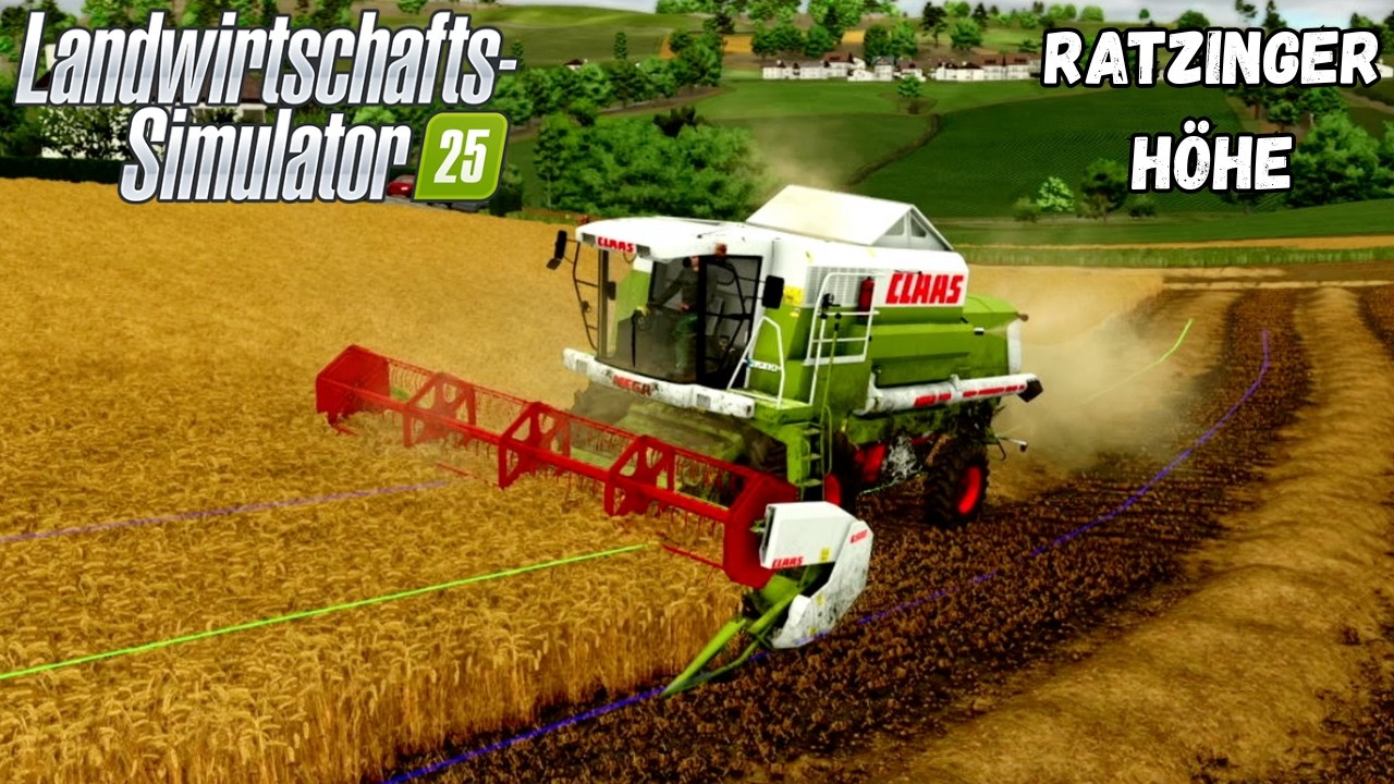Farming Simulator 25 – Gerste ernten auf der Ratzinger Höhe! 🌾 | Let’s Play Deutsch #12