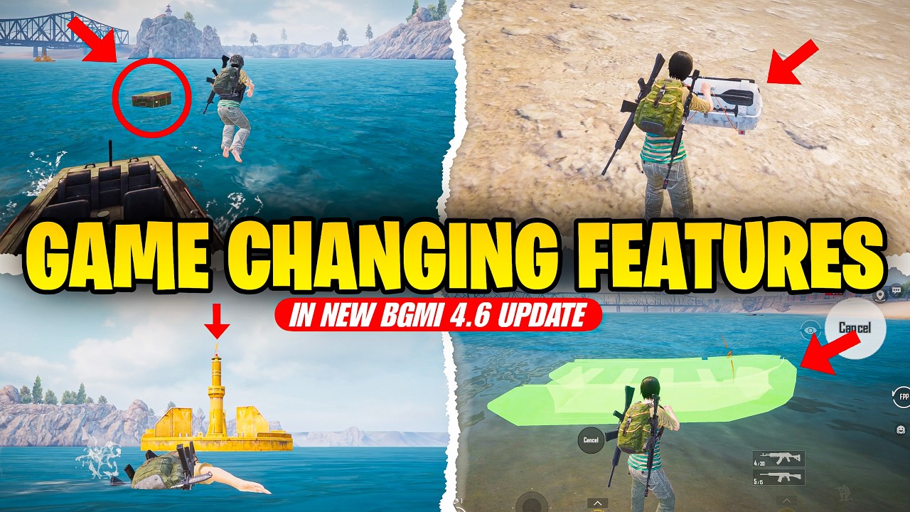Finally Most Crazy Permanent Erangel Features😍New BGMI Update 4.6 Changes And Features! 