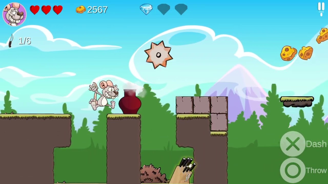 Mighty Mouse Cheese Hunt　エンディング無し　最初から最後まで　初見プレイ
