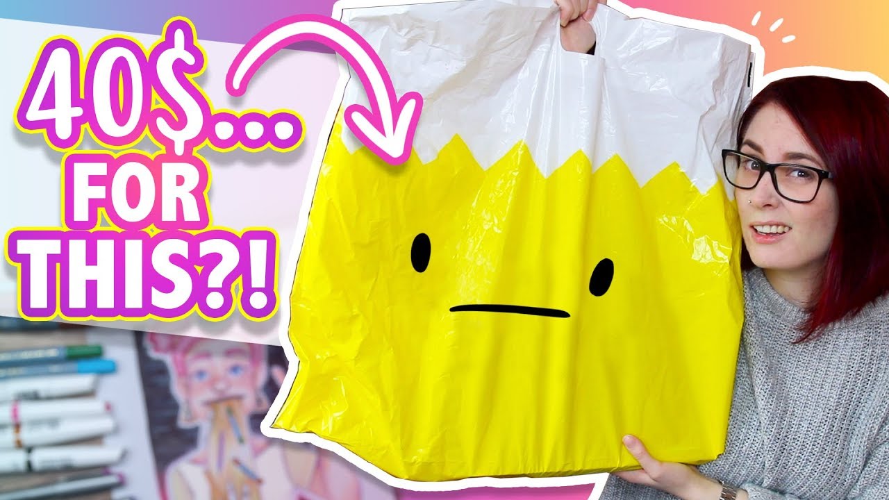 40$ WASTED? - MYSTERY ART SUPPLY BAG - Art Challenge