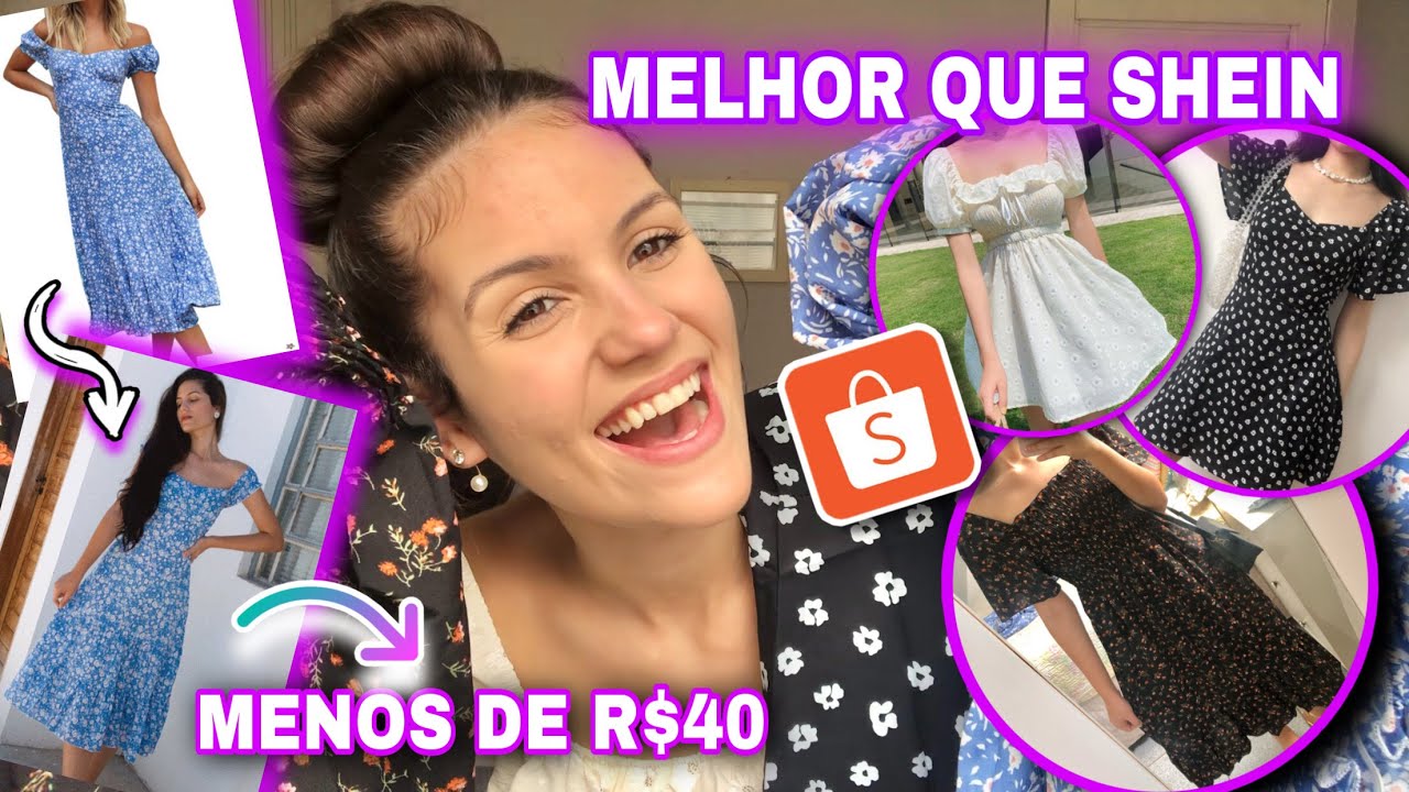 Comprei ROUPAS IMPORTADAS DA CHINA na SHOPEE | Roupas gringas 🛍