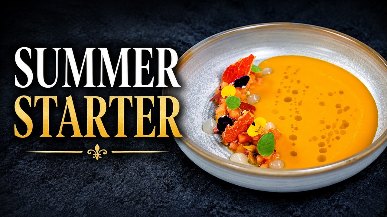 Refreshing Chilled Melon Soup: Easy Fine Dining at Home!