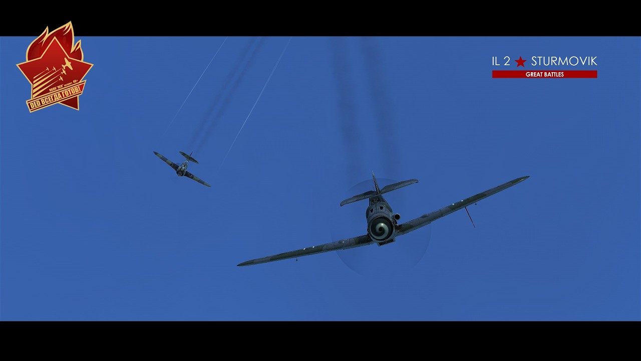 POV: unLucky Day [La-5 FN vs. Bf 109 G-14, FW-190 A-6]