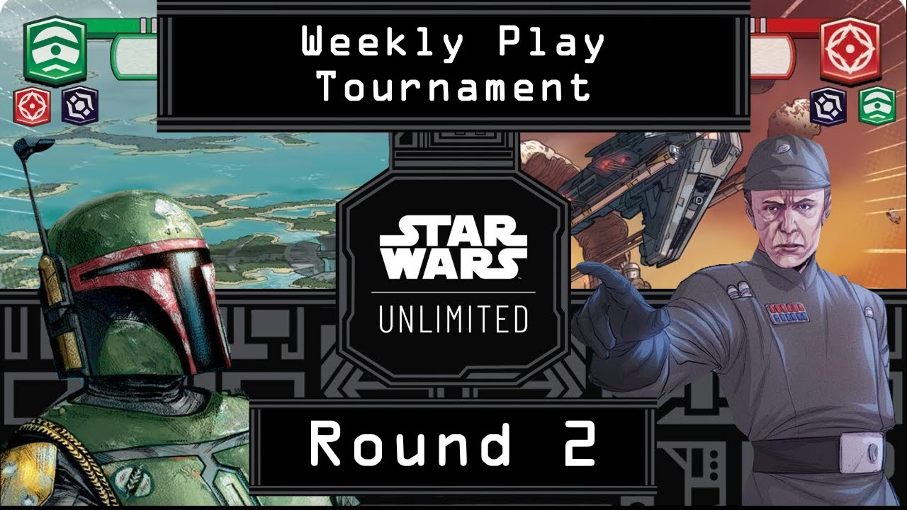 Star Wars Unlimited Premier SEC: Boba Fett (JTL) Data Vault vs. Admiral Piett (JTL) Red