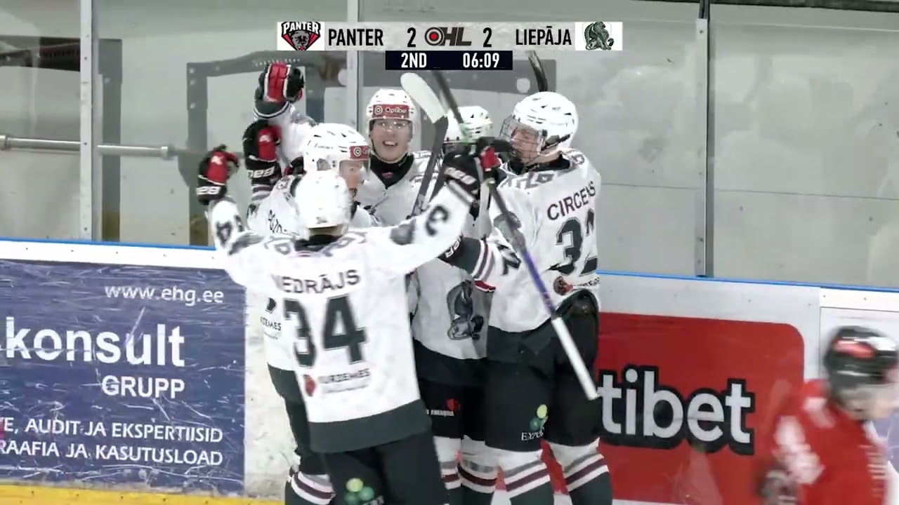 Optibet Hokeja līga. HC Panter - Liepājas hokeja komanda. Spēles labākie momenti. (15.03.2026.)