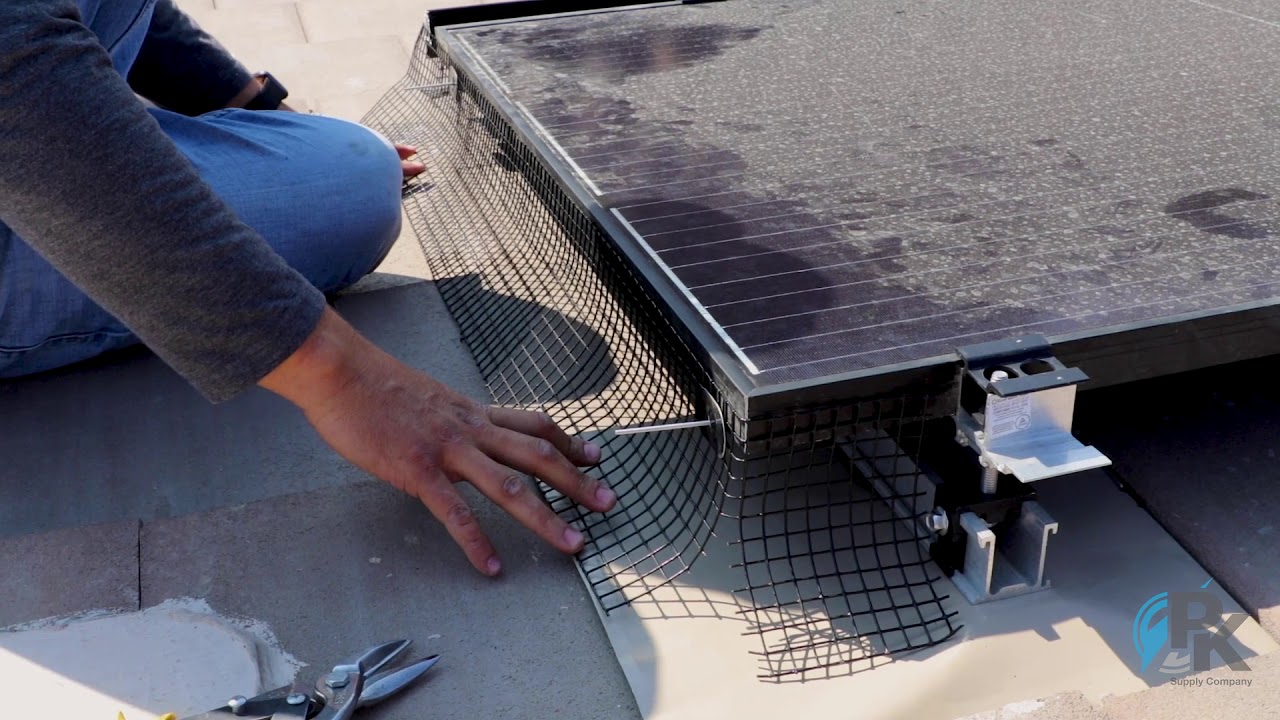 How to Install Solar Panel Critter / Bird Guard Kit | PK Supply Company