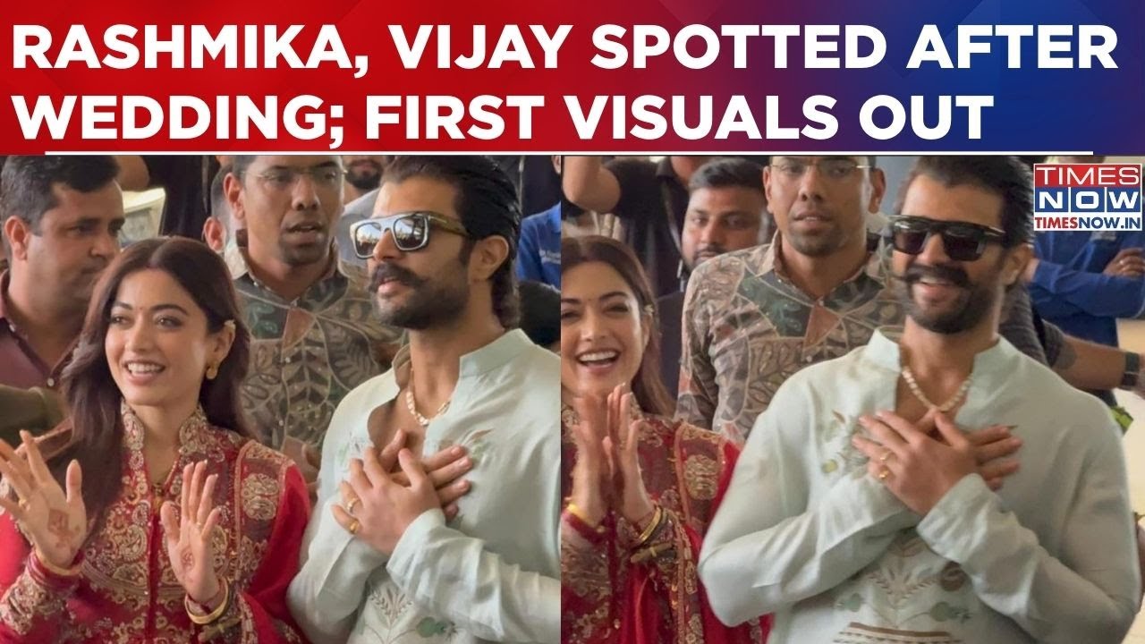 Rashmika Mandanna Marries Vijay Deverakonda In Udaipur Ceremony, First Visuals Of Newlywed Couple