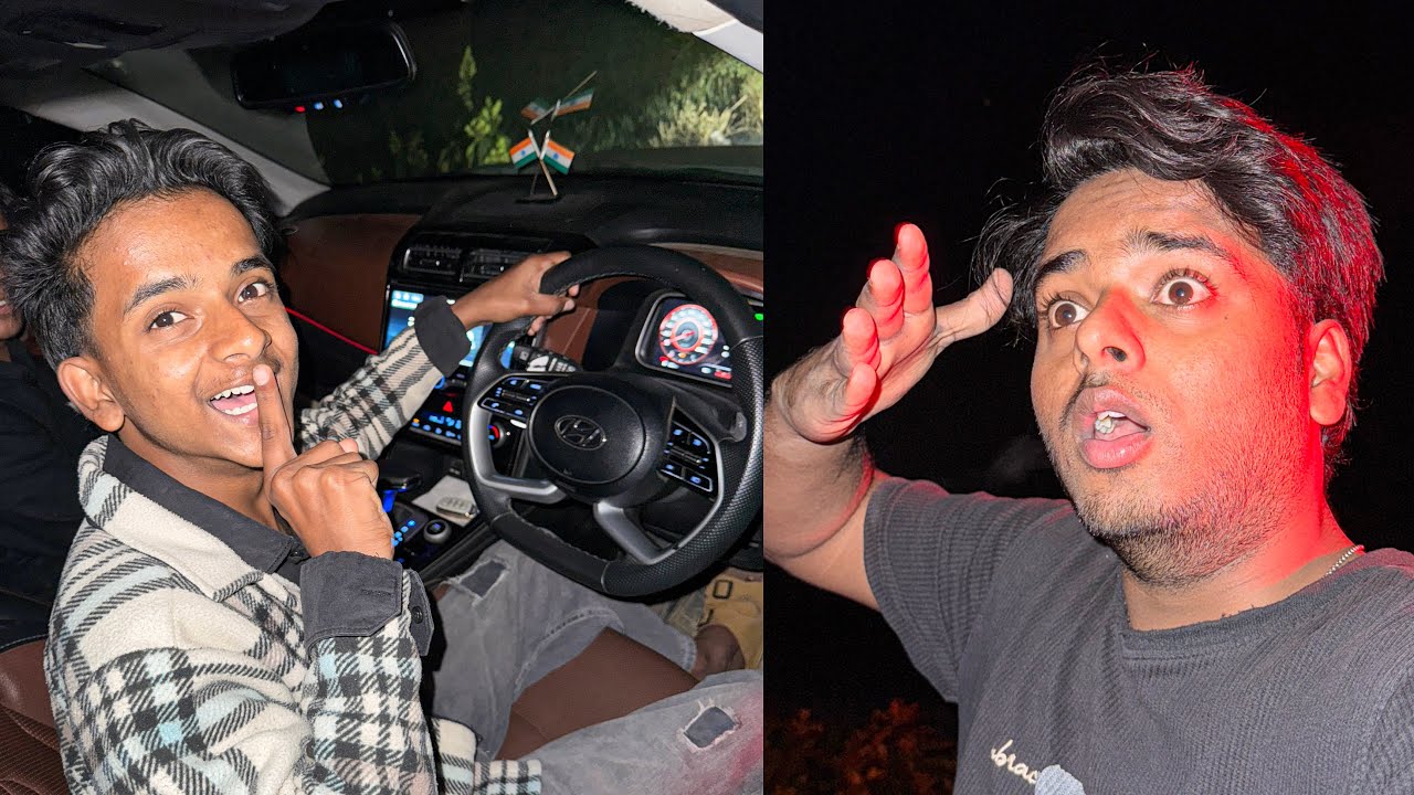 Zeeshan Parking Se Car Lekar Bhag Gaya Raat Mai 😧 Aaj To Gaya Ye 😡