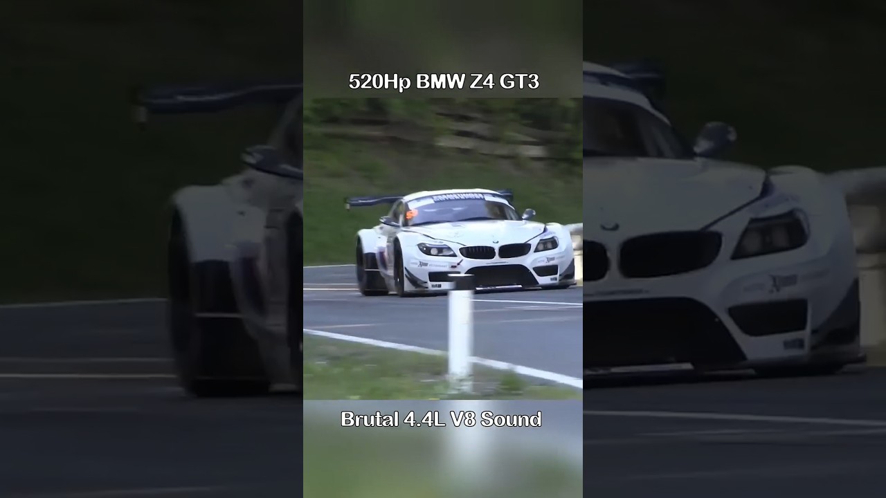 Brutal V8 Sound in BMW Z4 GT3 Monster 🔥
